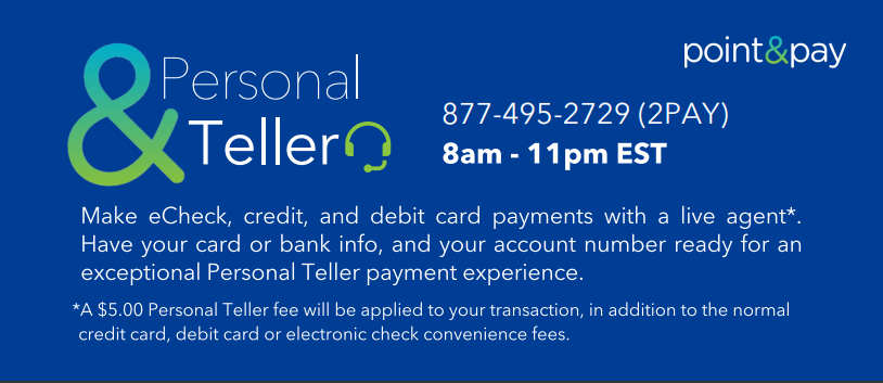 Point and Pay Personal Teller Image