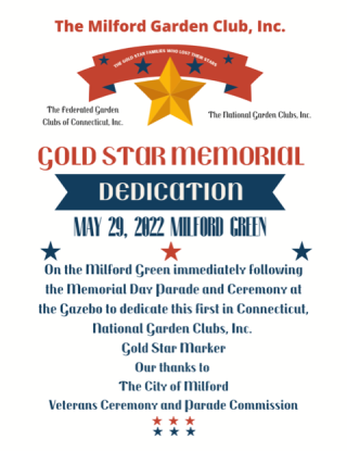 Gold Star Dedication